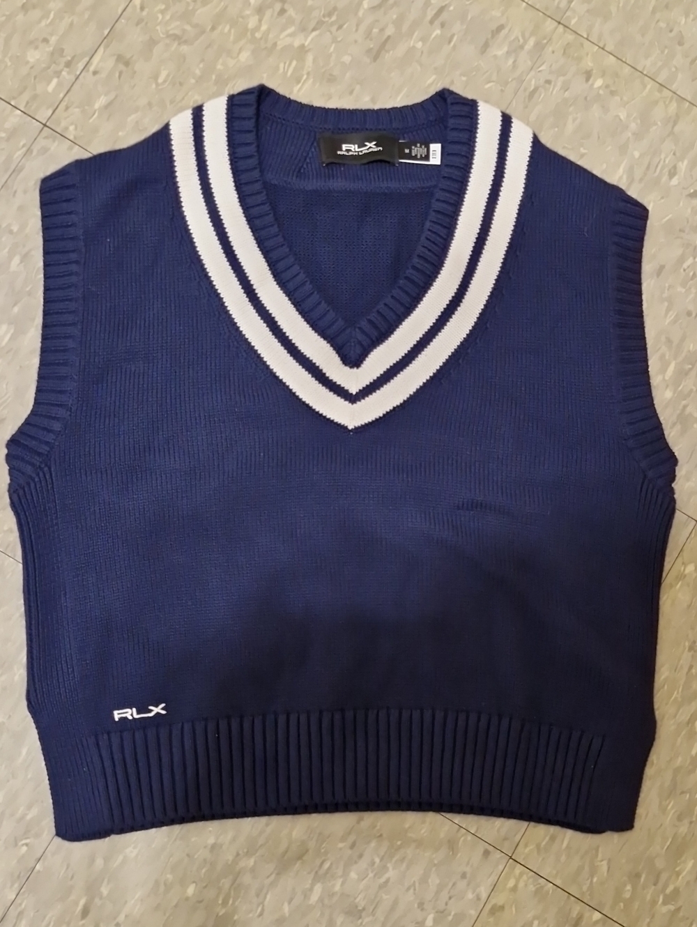 RLX  V-Neck Sweater Vest in Blue Like New